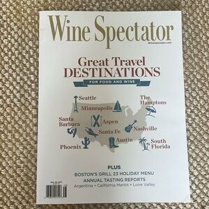 Wine Spectator- Great Travel Destinations